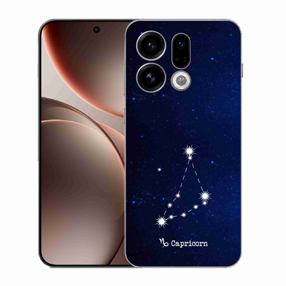 Gelový kryt mmCase na Oppo Find X9 - souhvězdí Kozoroha