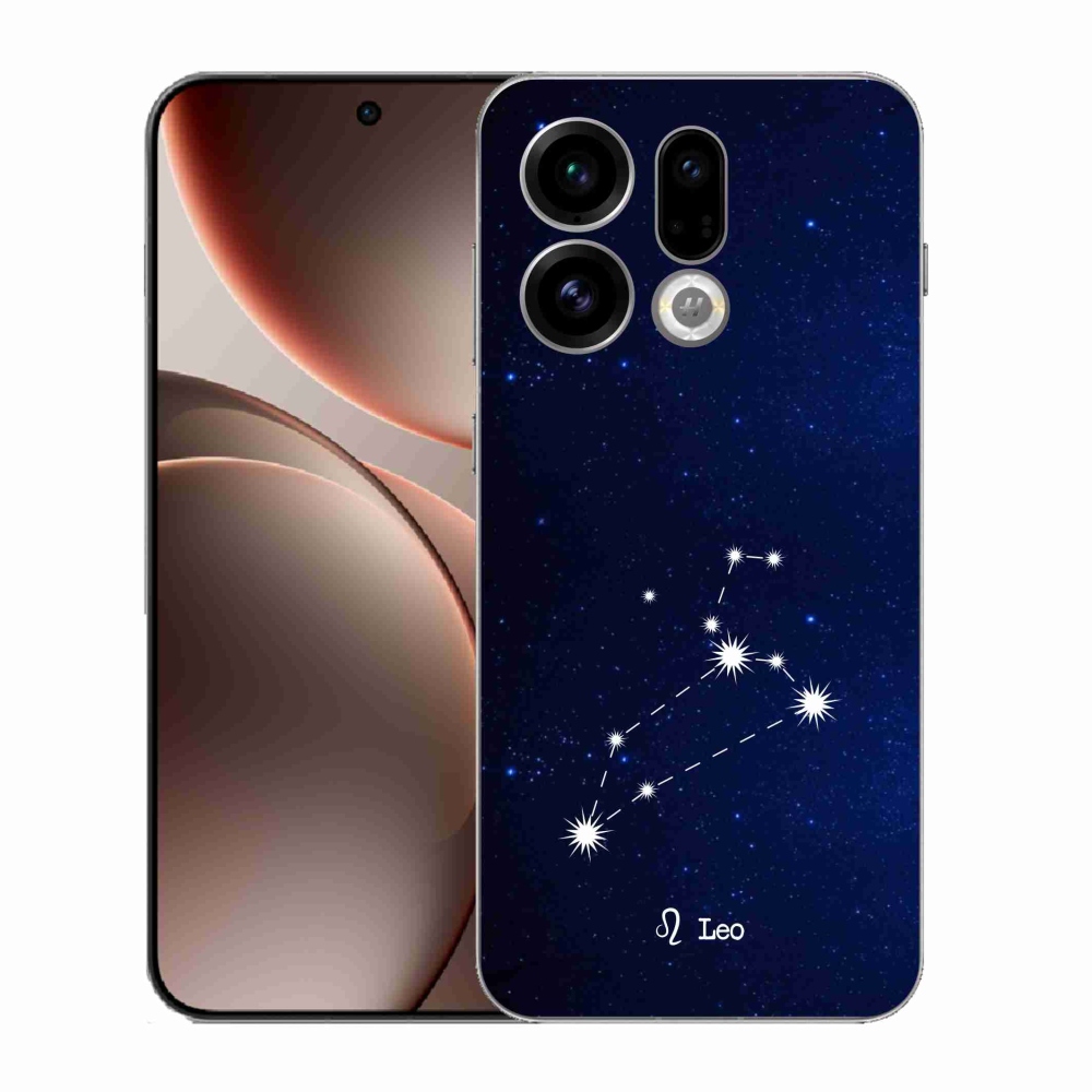 Gelový kryt mmCase na Oppo Find X9 - souhvězdí Lva