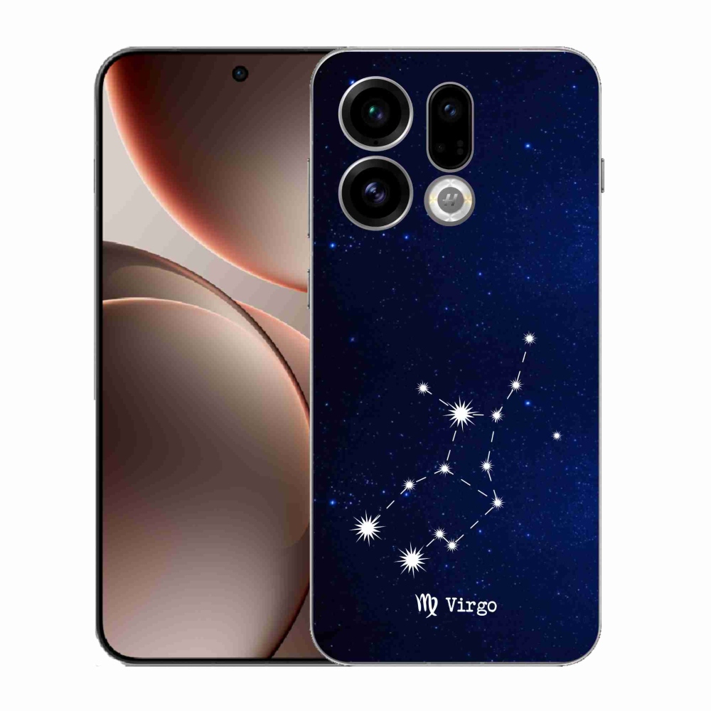 Gelový kryt mmCase na Oppo Find X9 - souhvězdí Panny