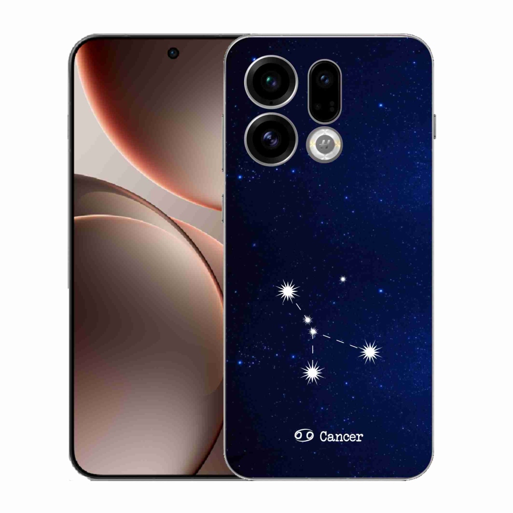 Gelový kryt mmCase na Oppo Find X9 - souhvězdí Raka