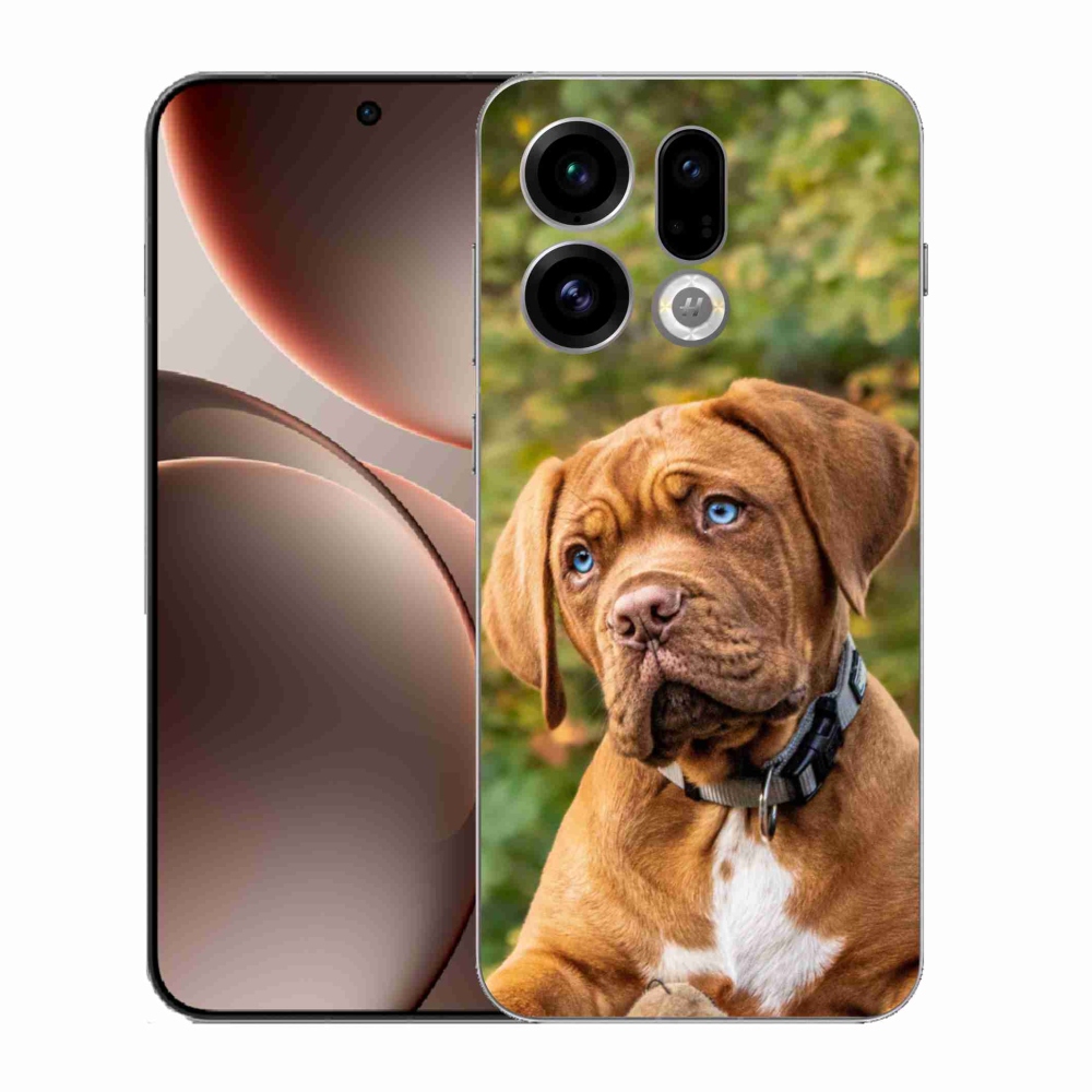 Gelový kryt mmCase na Oppo Find X9 - štěně 