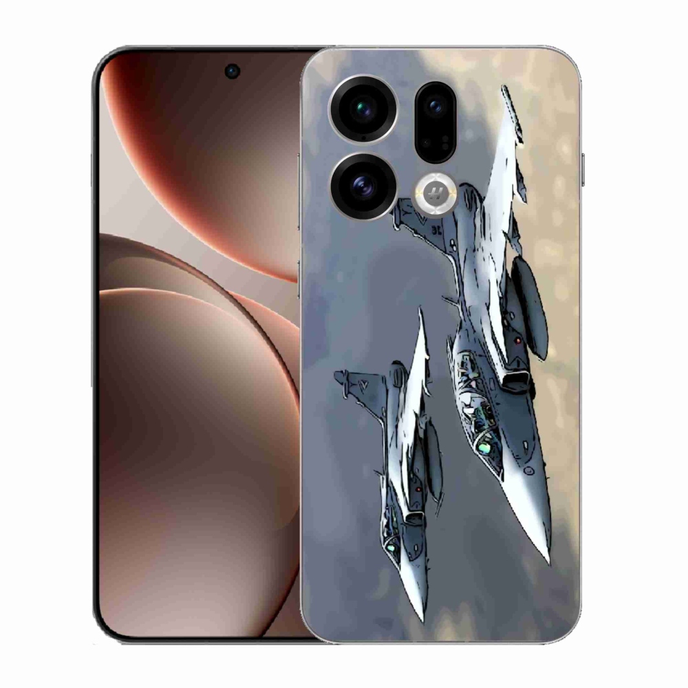 Gelový kryt mmCase na Oppo Find X9 - stíhačky