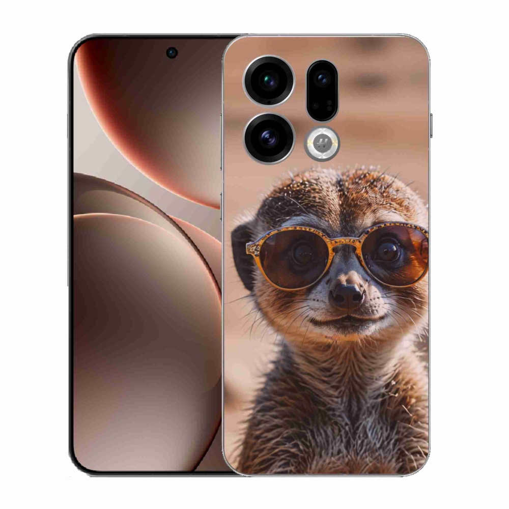 Gelový kryt mmCase na Oppo Find X9 - stylová surikata