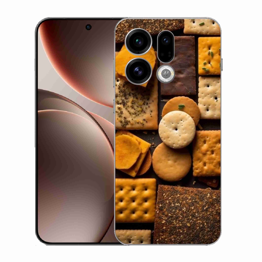 Gelový kryt mmCase na Oppo Find X9 - sušenky