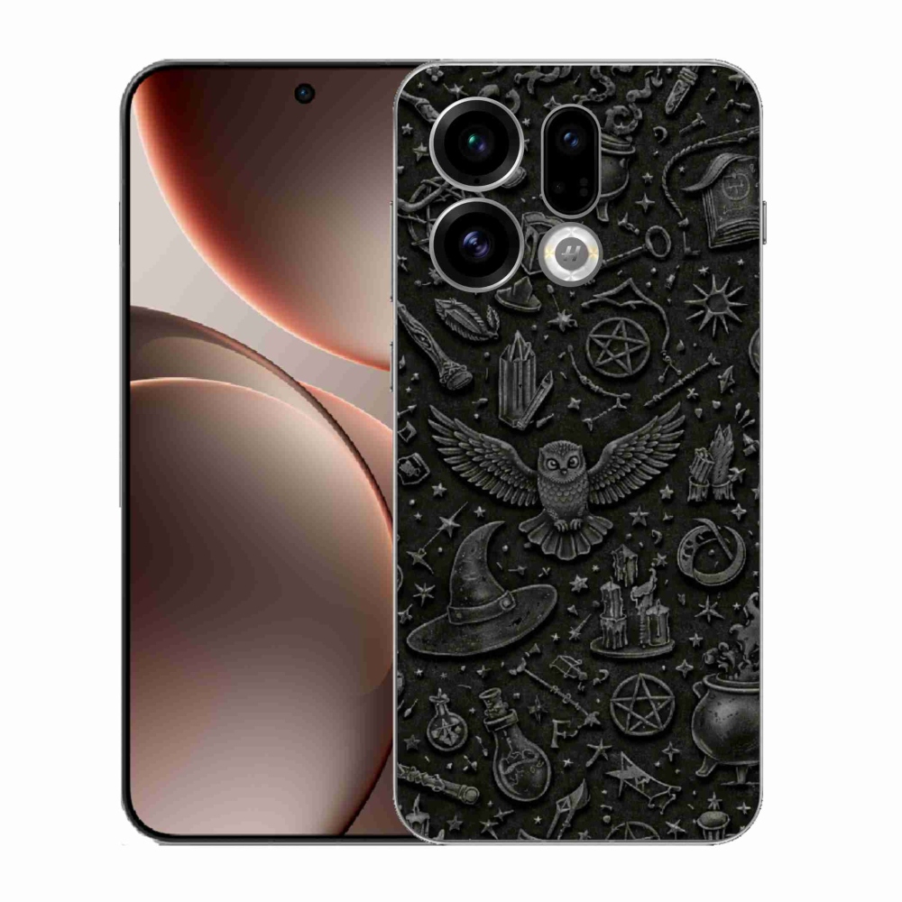 Gelový kryt mmCase na Oppo Find X9 - tmavý magický svět