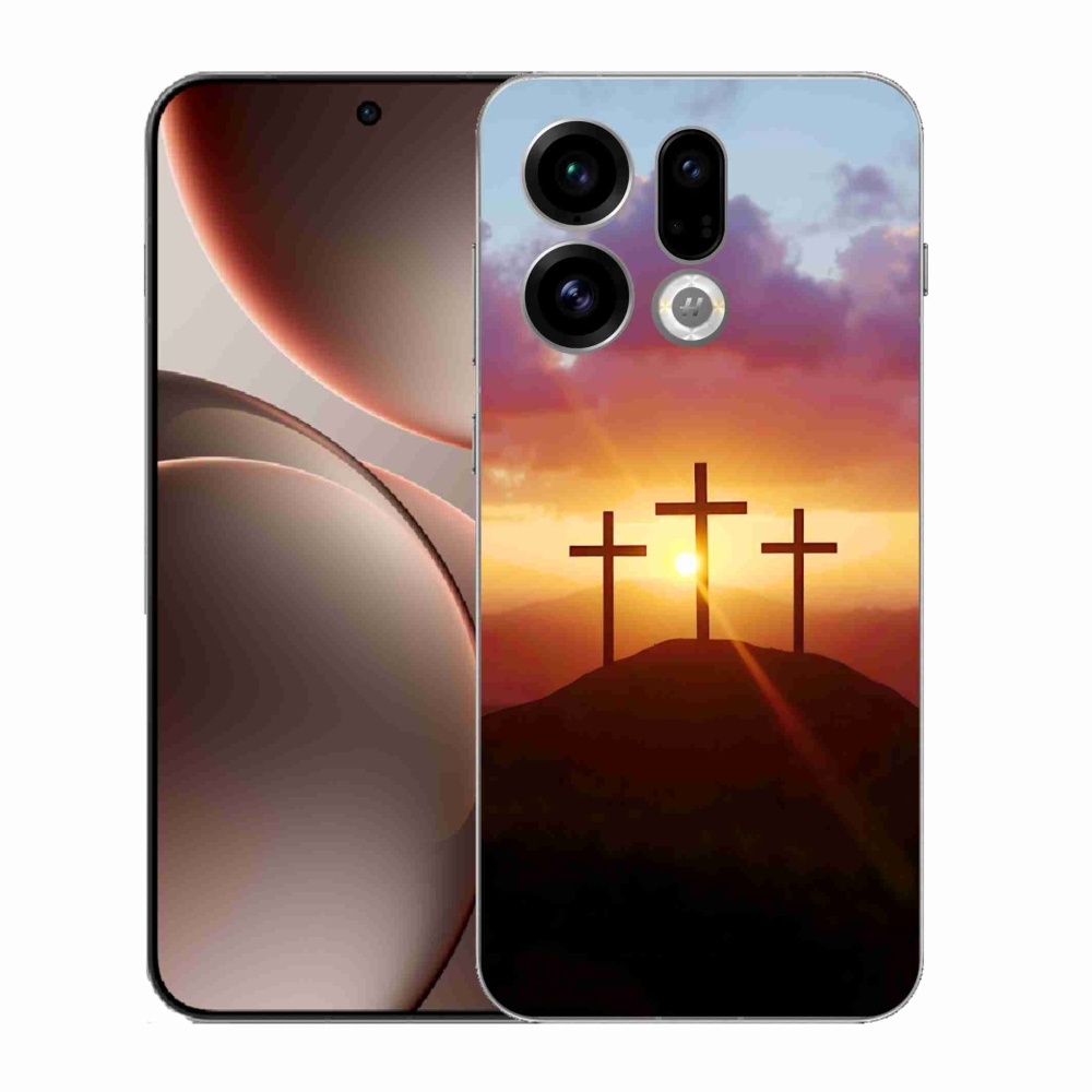 Gelový kryt mmCase na Oppo Find X9 - tři kříže