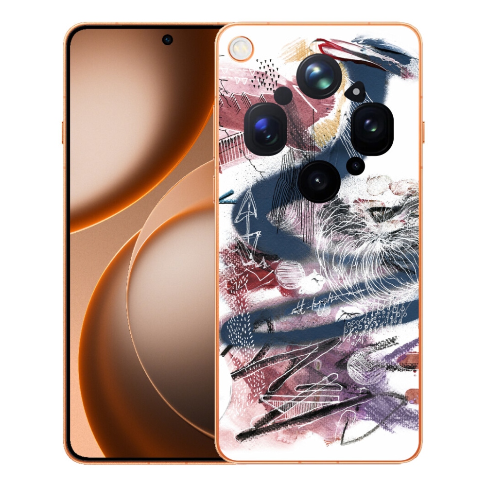 Gelový kryt mmCase na Oppo Find X9 Ultra - abstraktní motiv 28