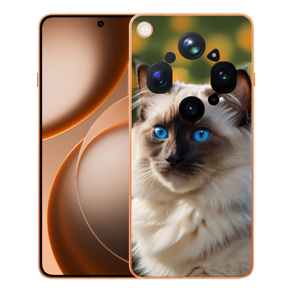 Gelový kryt mmCase na Oppo Find X9 Ultra - bílý ragdoll