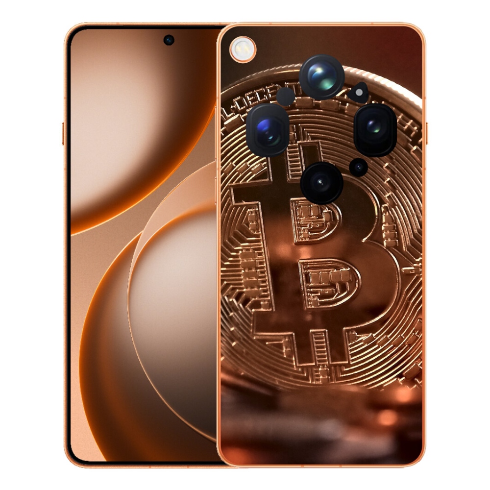 Gelový kryt mmCase na Oppo Find X9 Ultra - bitcoin
