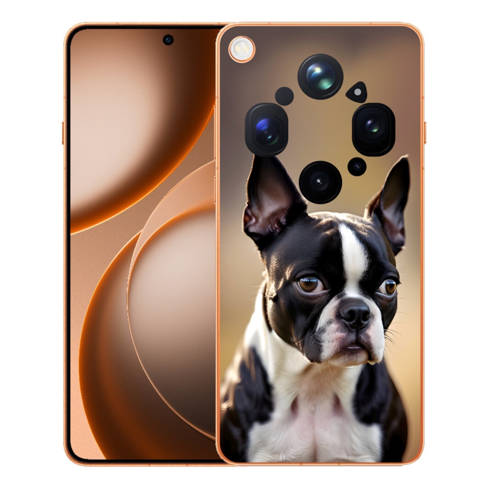 Gelový kryt mmCase na Oppo Find X9 Ultra - bostonský teriér
