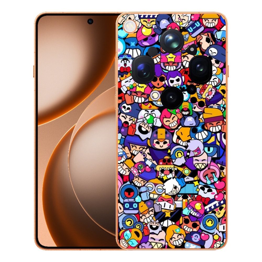 Gelový kryt mmCase na Oppo Find X9 Ultra - brawl stars 2