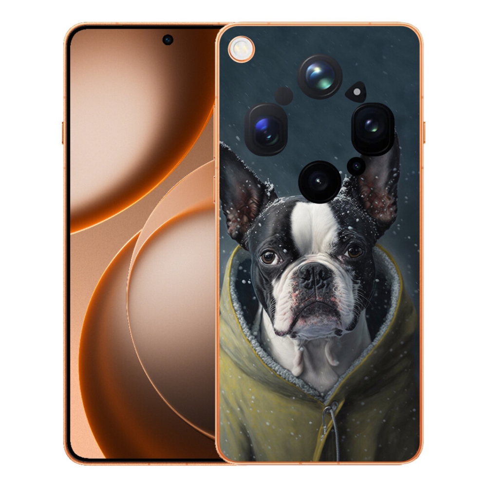 Gelový kryt mmCase na Oppo Find X9 Ultra - buldoček