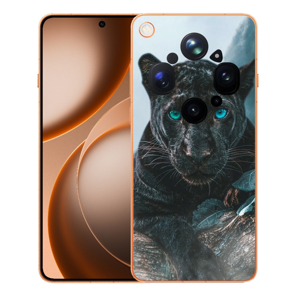 Gelový kryt mmCase na Oppo Find X9 Ultra - černý panter