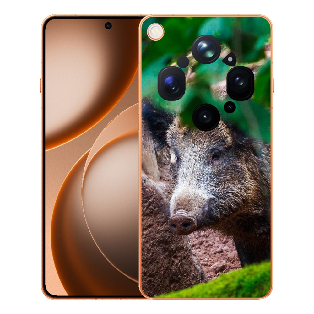 Gelový kryt mmCase na Oppo Find X9 Ultra - divoké prase