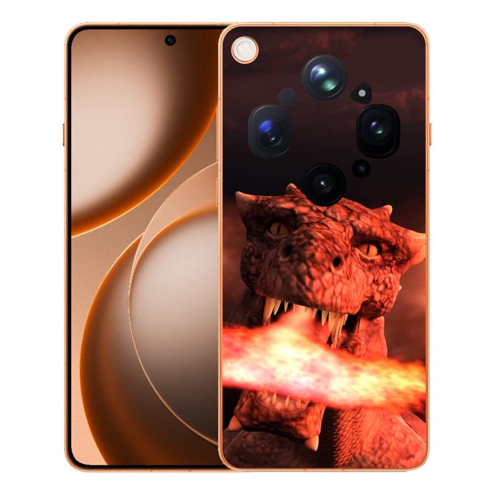 Gelový kryt mmCase na Oppo Find X9 Ultra - drak