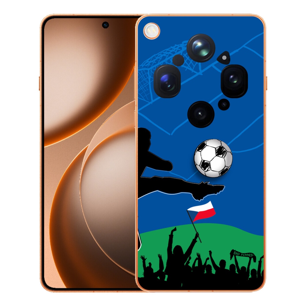 Gelový kryt mmCase na Oppo Find X9 Ultra - fanoušci fotbalu