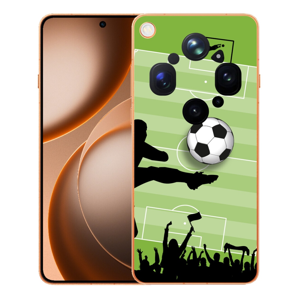 Gelový kryt mmCase na Oppo Find X9 Ultra - fotbal 3