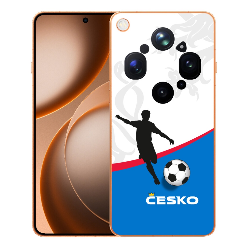 Gelový kryt mmCase na Oppo Find X9 Ultra - fotbal Česko 1