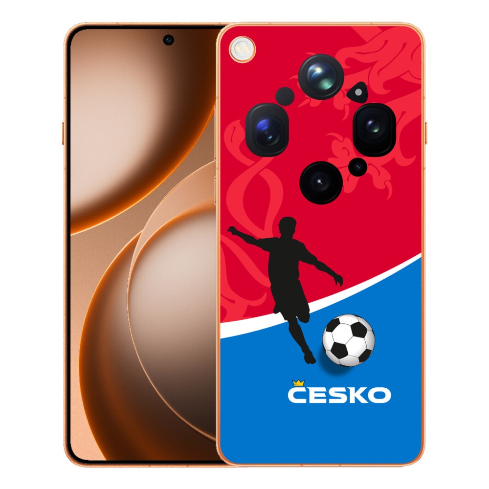 Gelový kryt mmCase na Oppo Find X9 Ultra - fotbal Česko