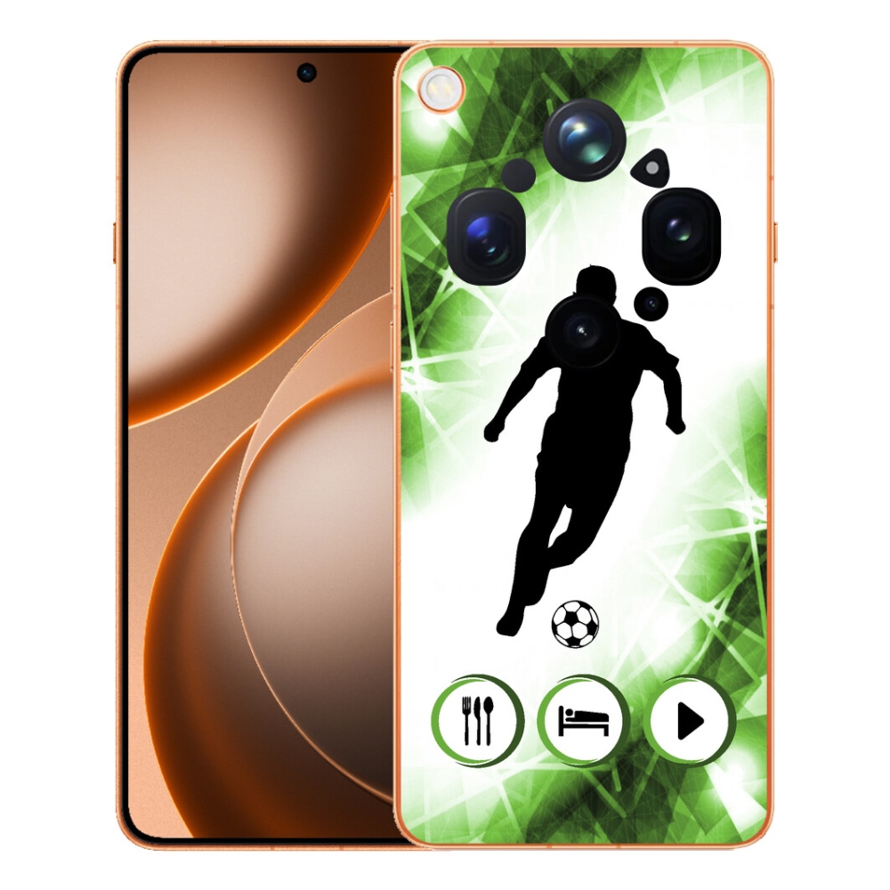 Gelový kryt mmCase na Oppo Find X9 Ultra - fotbalista