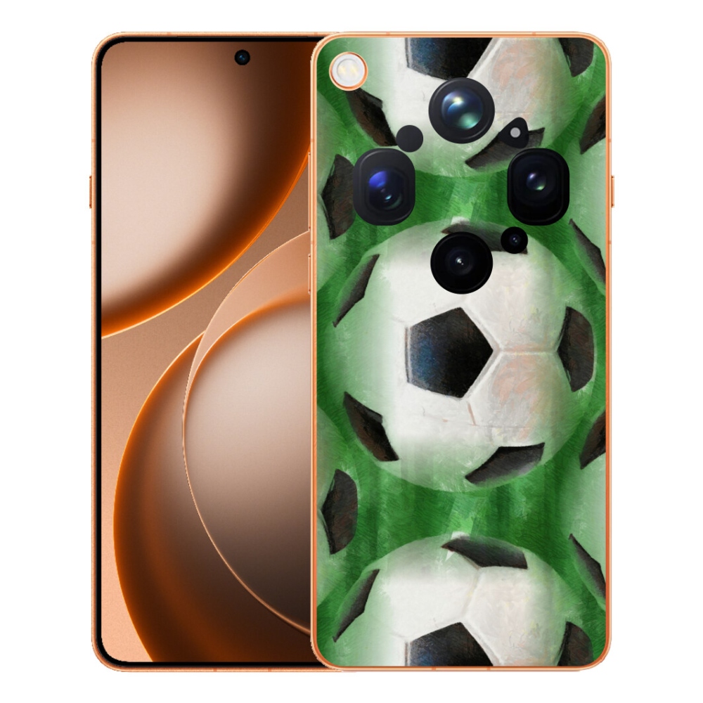 Gelový kryt mmCase na Oppo Find X9 Ultra - fotbalový míč