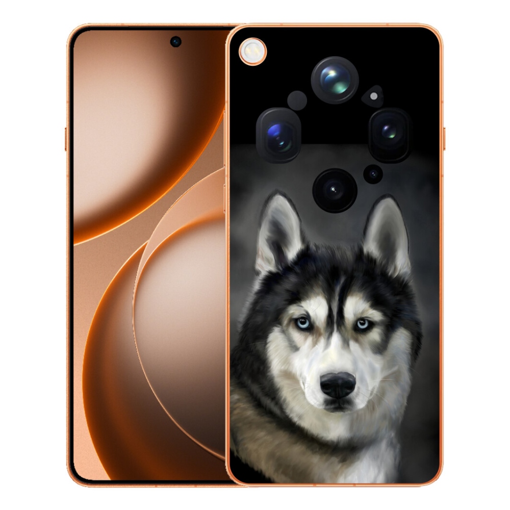 Gelový kryt mmCase na Oppo Find X9 Ultra - husky