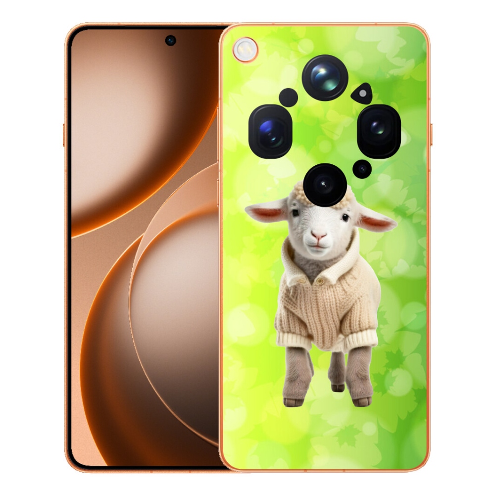 Gelový kryt mmCase na Oppo Find X9 Ultra - jehně ve svetru