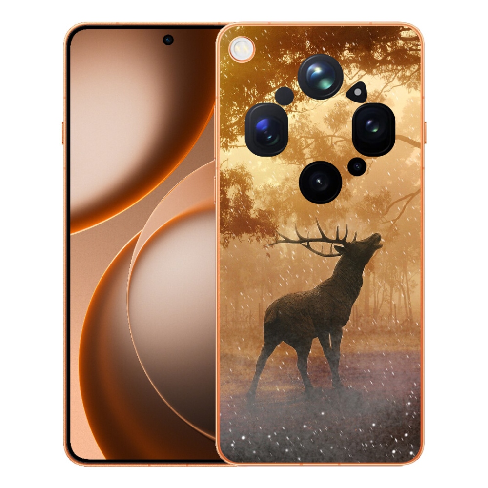 Gelový kryt mmCase na Oppo Find X9 Ultra - jelen v říji
