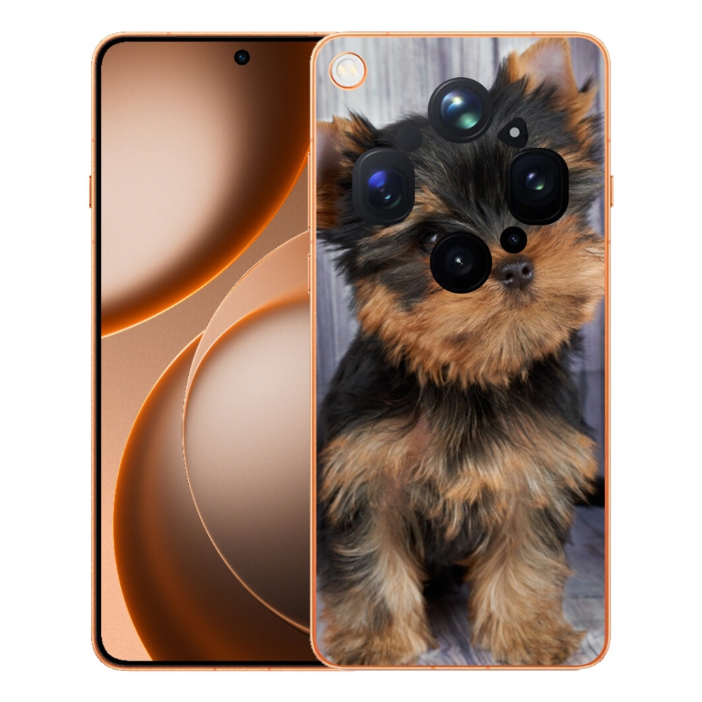 Gelový kryt mmCase na Oppo Find X9 Ultra - jorkšír 9
