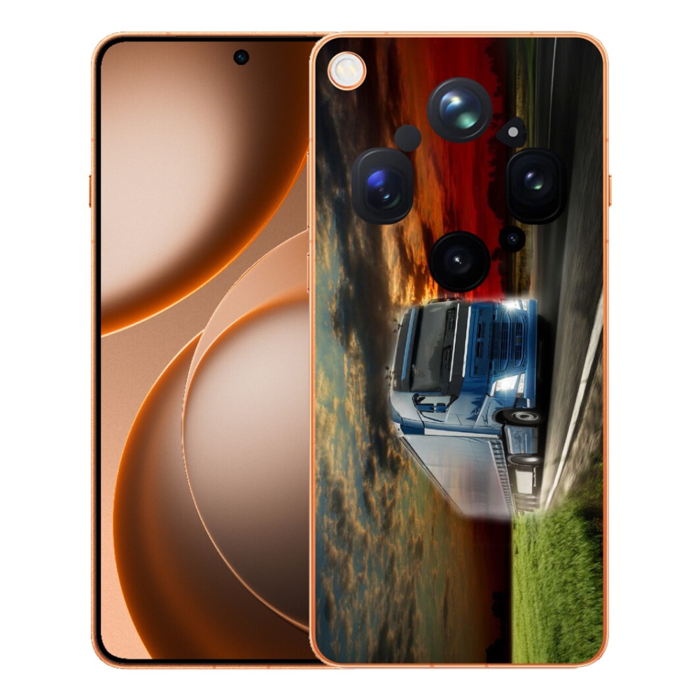 Gelový kryt mmCase na Oppo Find X9 Ultra - kamion 4