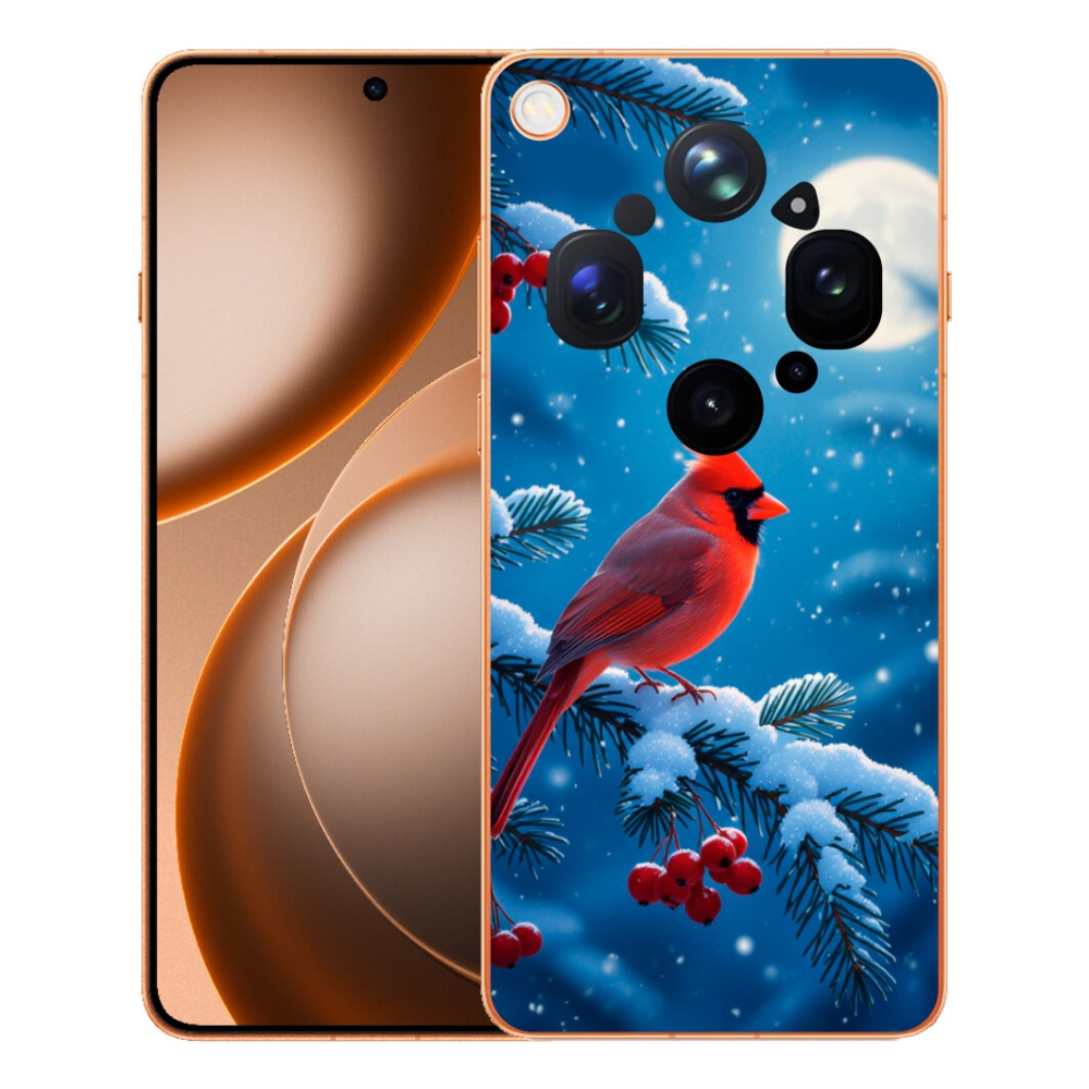 Gelový kryt mmCase na Oppo Find X9 Ultra - kardinál červený
