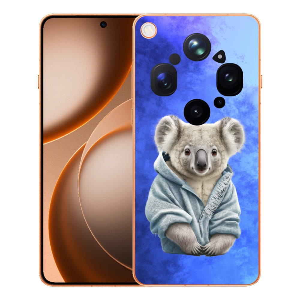 Gelový kryt mmCase na Oppo Find X9 Ultra - koala ve svetru