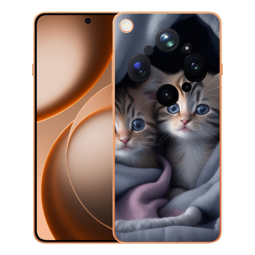 Gelový kryt mmCase na Oppo Find X9 Ultra - kočičí duo 2