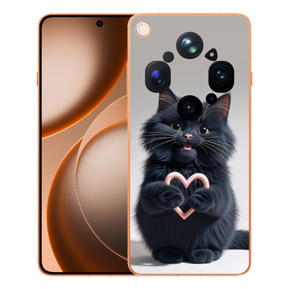 Gelový kryt mmCase na Oppo Find X9 Ultra - kočičí láska 3