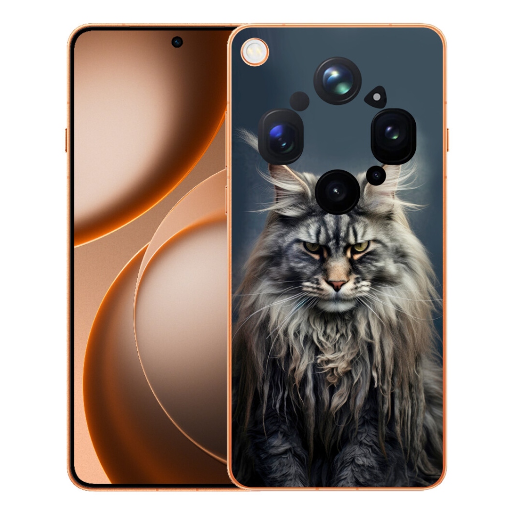 Gelový kryt mmCase na Oppo Find X9 Ultra - kočíčí pohled 4