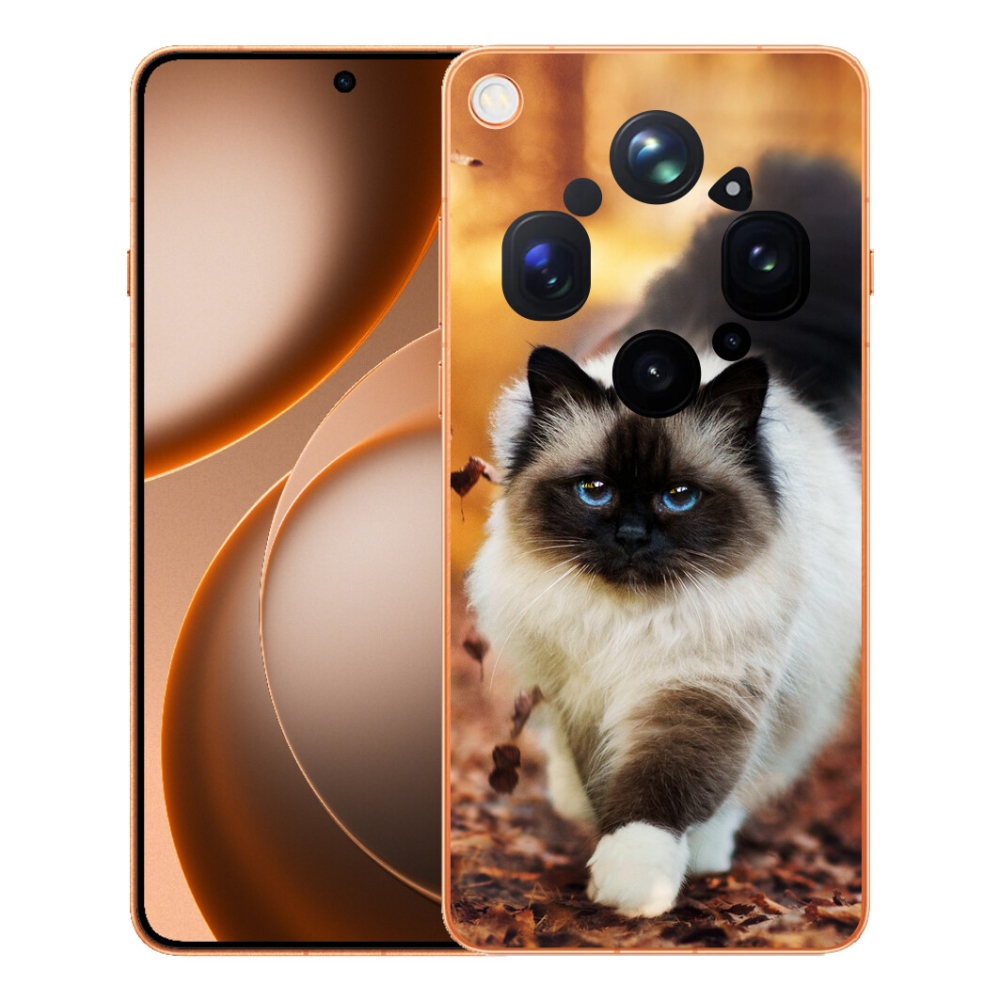 Gelový kryt mmCase na Oppo Find X9 Ultra - kočka
