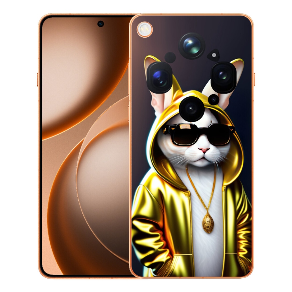Gelový kryt mmCase na Oppo Find X9 Ultra - kočka boss