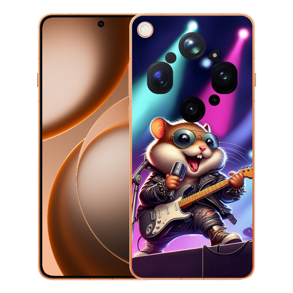 Gelový kryt mmCase na Oppo Find X9 Ultra - křeček rocker