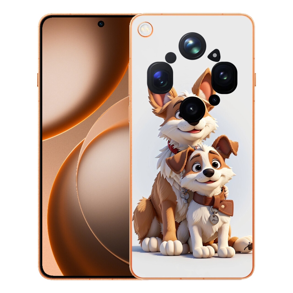 Gelový kryt mmCase na Oppo Find X9 Ultra - kreslení psi