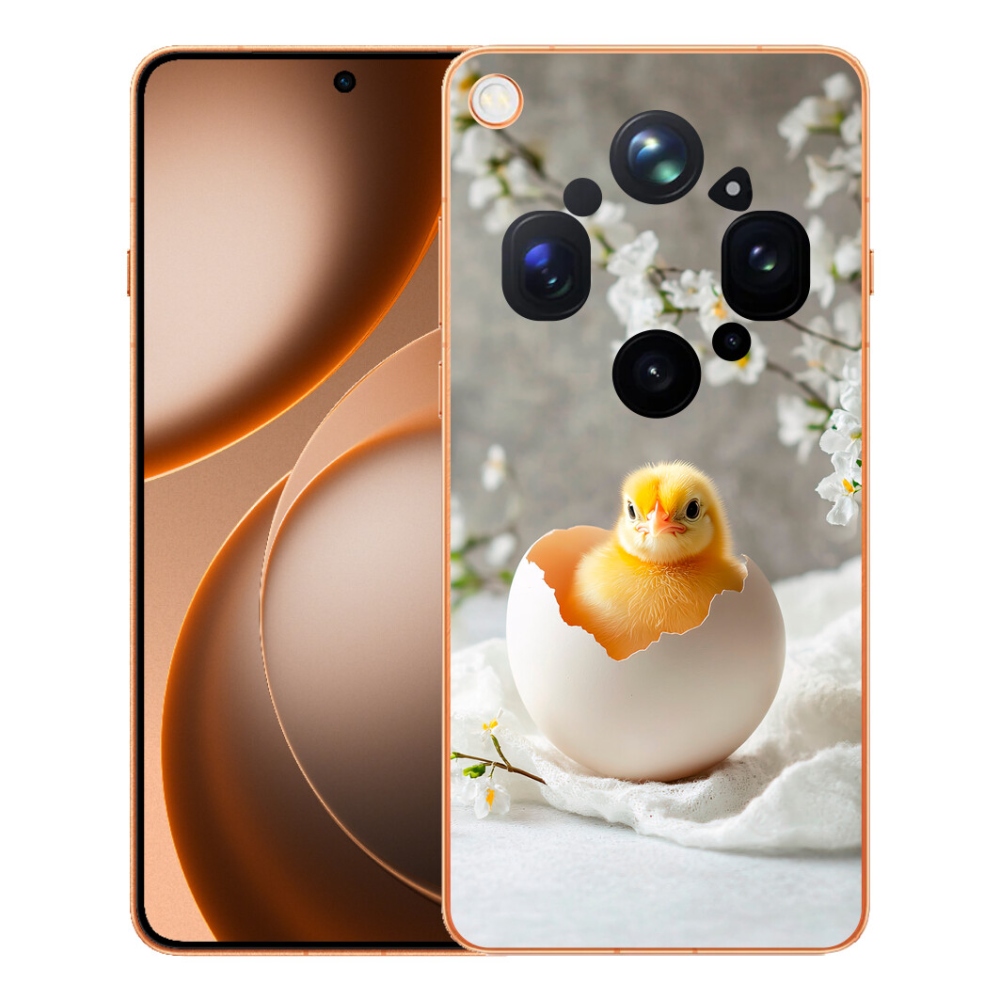 Gelový kryt mmCase na Oppo Find X9 Ultra - kuřátko