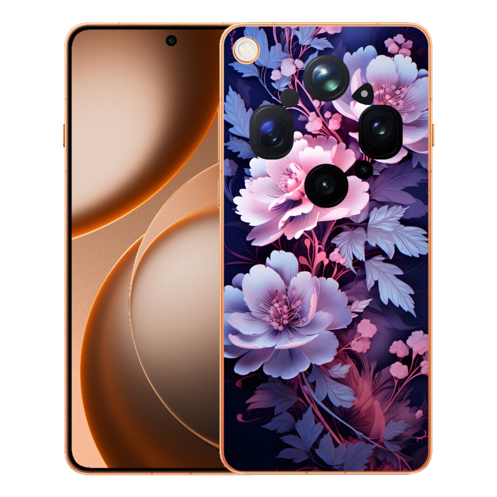 Gelový kryt mmCase na Oppo Find X9 Ultra - květiny 11