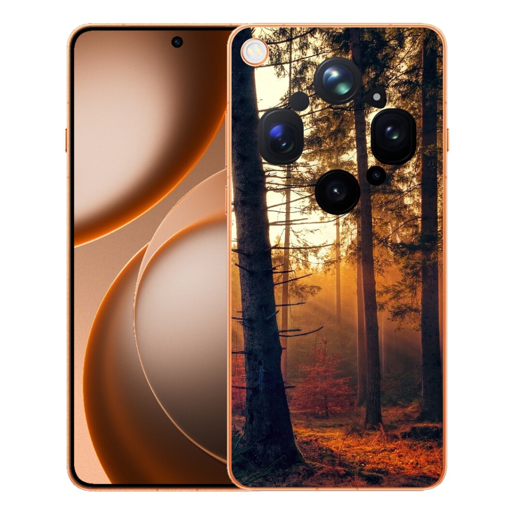 Gelový kryt mmCase na Oppo Find X9 Ultra - les