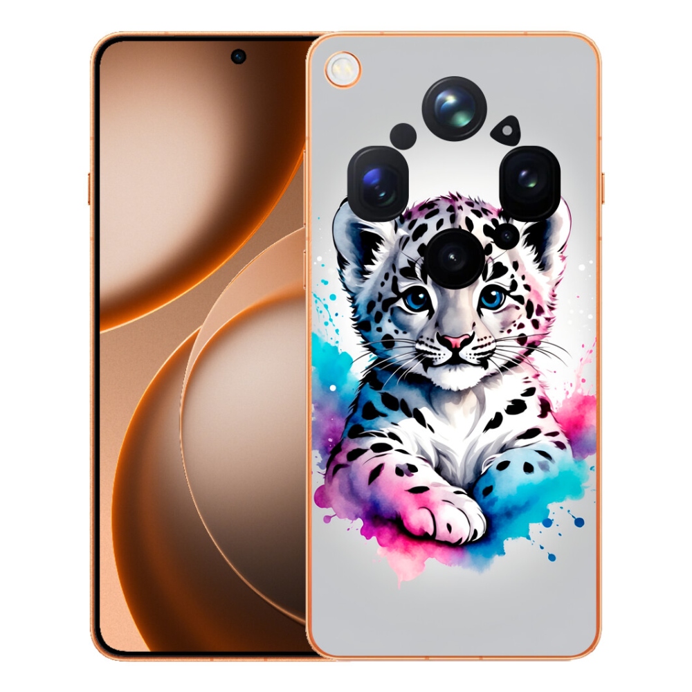 Gelový kryt mmCase na Oppo Find X9 Ultra - levhartí mládě