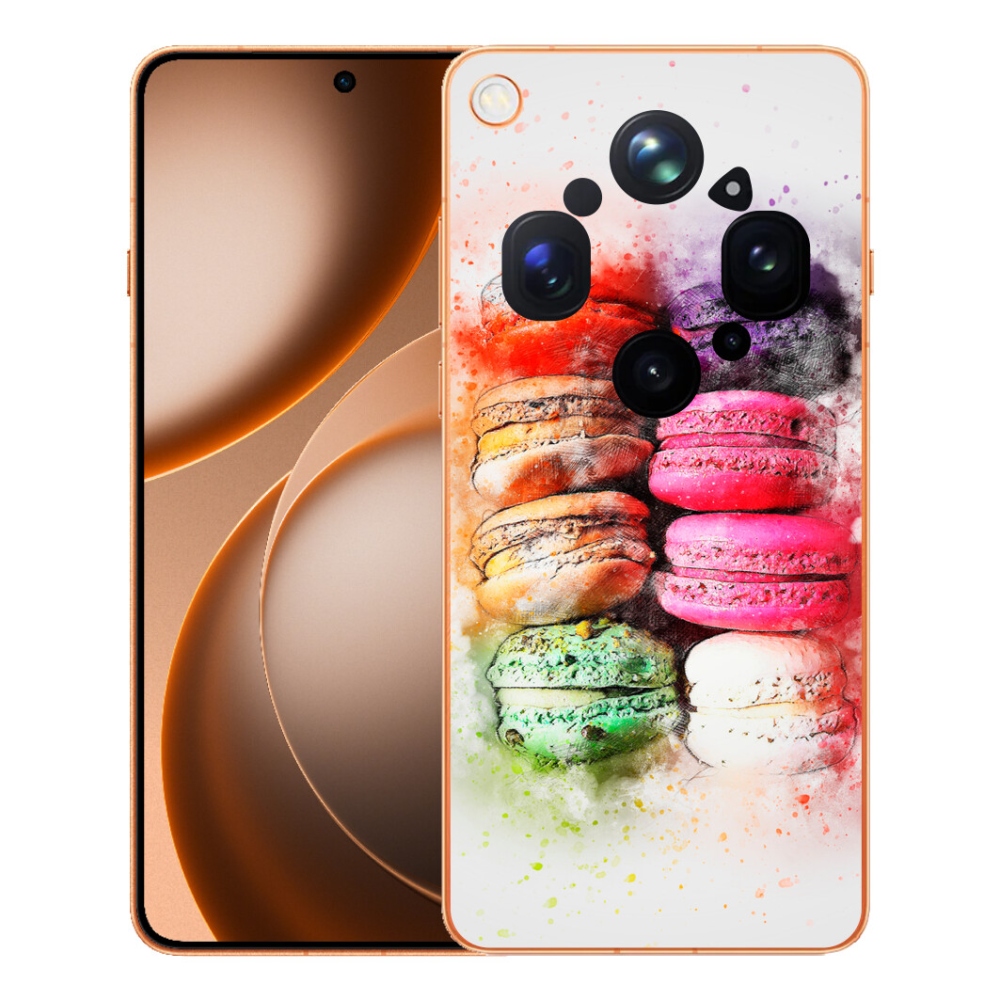 Gelový kryt mmCase na Oppo Find X9 Ultra - makrónky