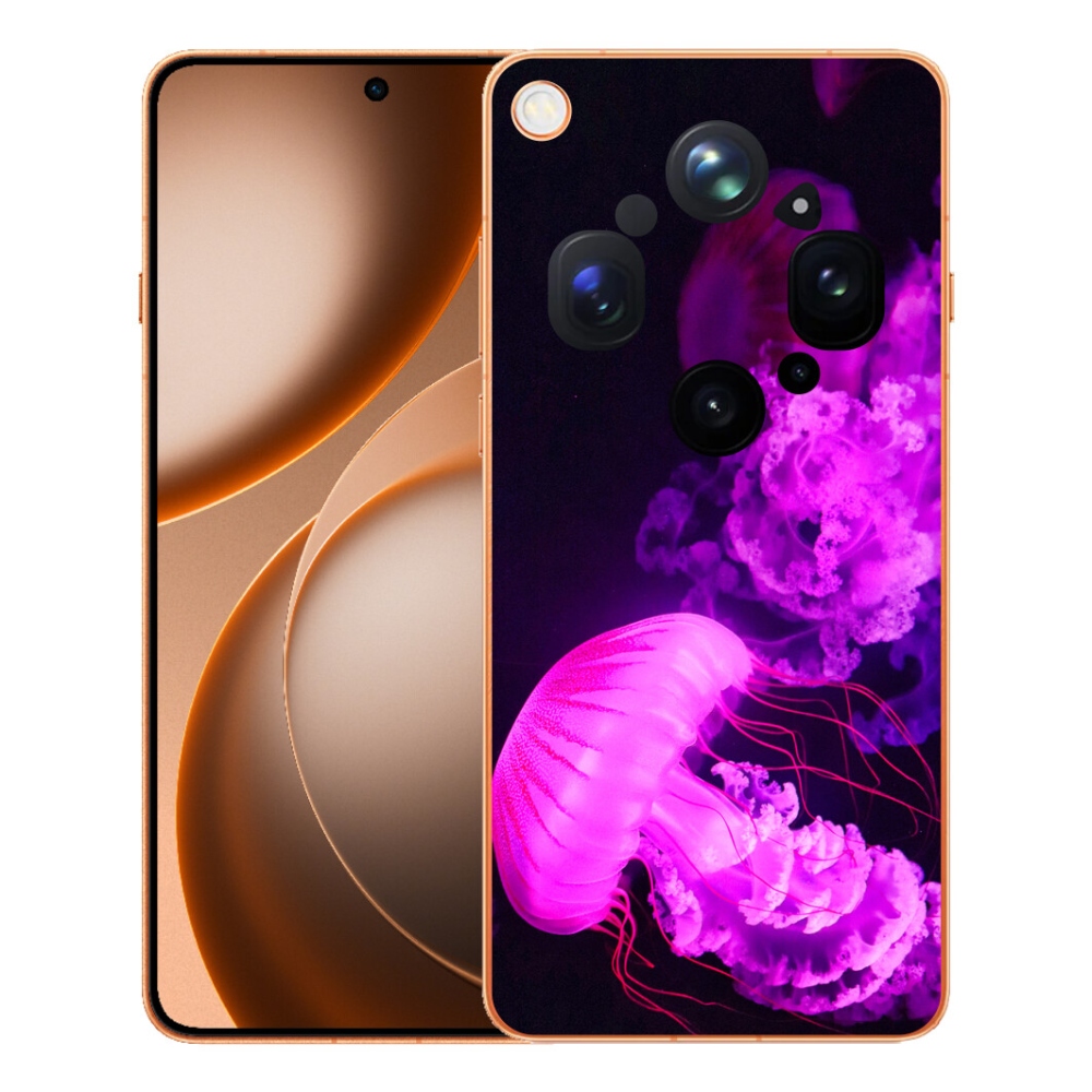 Gelový kryt mmCase na Oppo Find X9 Ultra - medúza 1