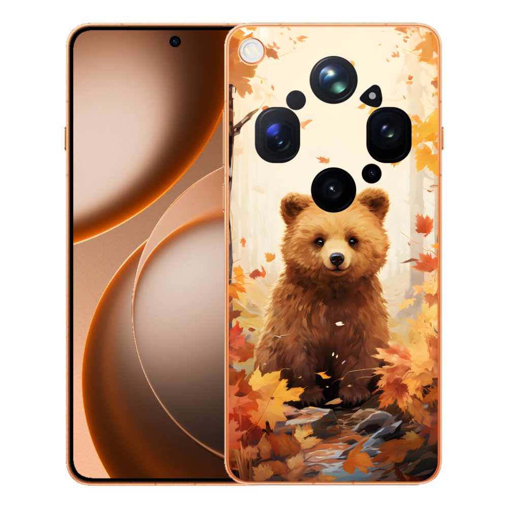 Gelový kryt mmCase na Oppo Find X9 Ultra - medvěd v lese