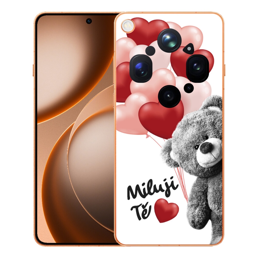 Gelový kryt mmCase na Oppo Find X9 Ultra - miluji Tě