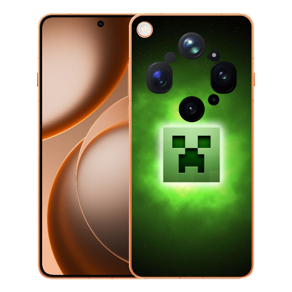 Gelový kryt mmCase na Oppo Find X9 Ultra - minecraft