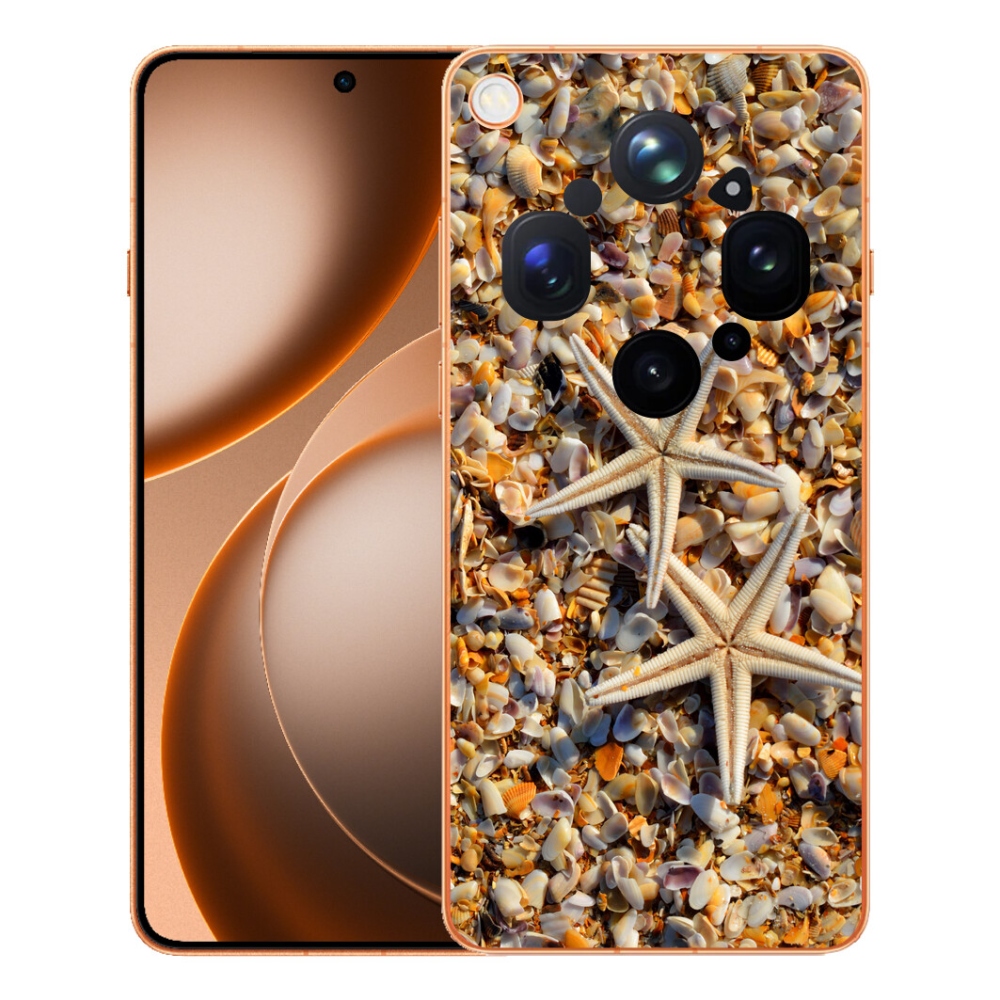 Gelový kryt mmCase na Oppo Find X9 Ultra - mořské hvězdice