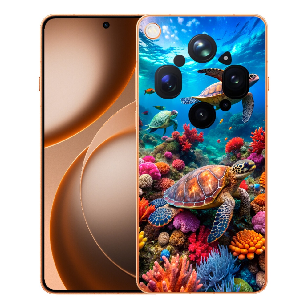 Gelový kryt mmCase na Oppo Find X9 Ultra - mořský svět 2